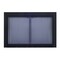 Fireplace Glass Doors Linear Aluminum Size No 5 Black SL-4015BL - alternate 1